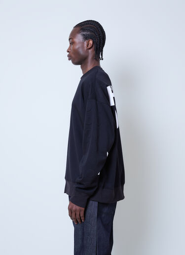 Walter Van Beirendonck x G-STAR 텍스트 프린트 후드티셔츠  블랙 wlt0160027
