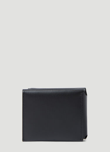 Acne Studios Leather Folded Wallet Black acn0154054