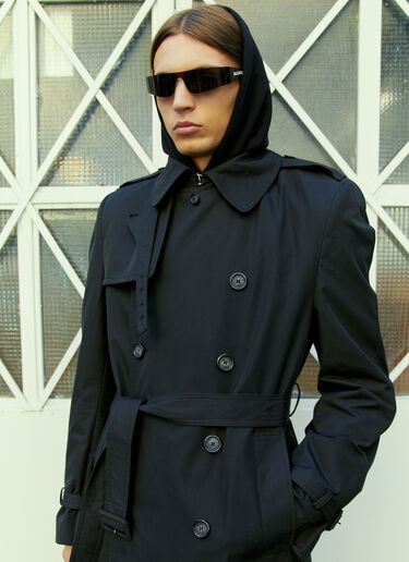 VTMNTS Tailored Trench Coat Black vtm0354002