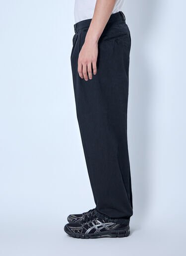 Massimo Osti Studio Wide-Leg Tailored Trousers Black mao0166009