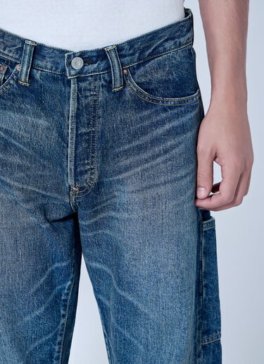 LN-CC® - Human Made: Straight Denim Pants - Blue Human Made Straight Denim Pants Blue hmd0166003