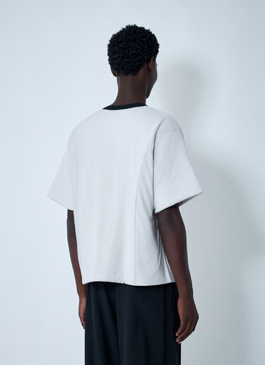 Y-3 Padded Logo Motif T-Shirt White yyy0162008