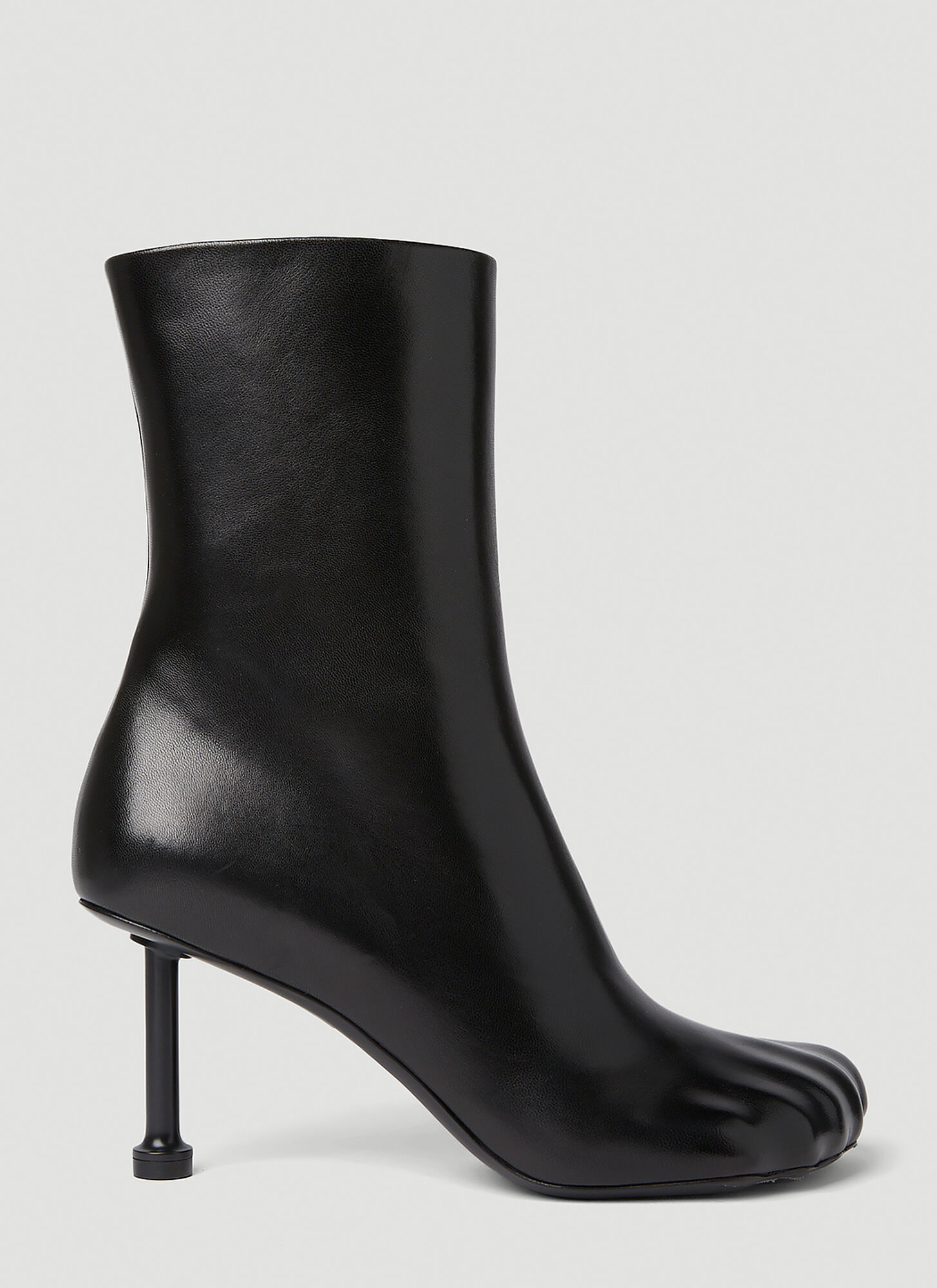 Balenciaga Mallorca Heeled Ankle Boots In Black