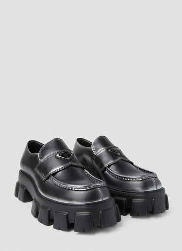 Prada Monolith ローファー ブラック pra0151020