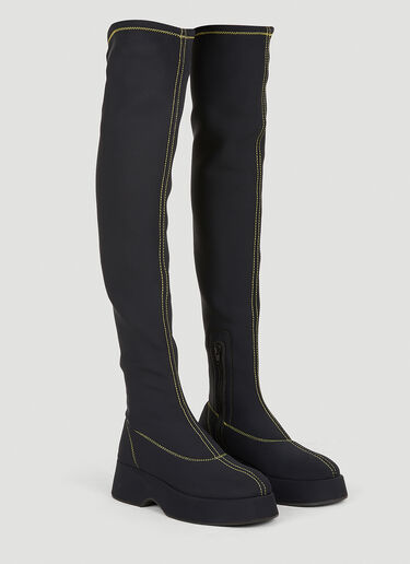 Retro Sock Boots GANNI Retro Sock Boots Black gan0251040