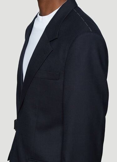 Maison Margiela Strap-Fastening Blazer Navy mla0137009
