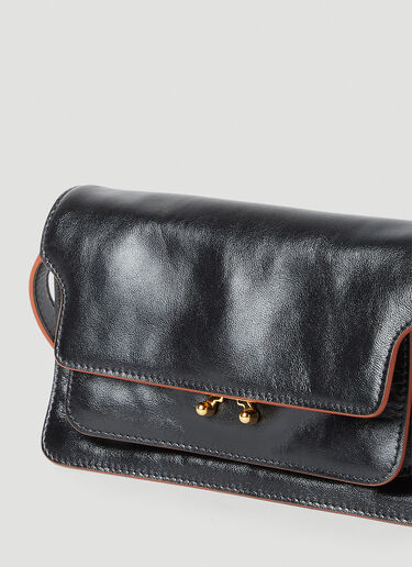 Marni 트렁크 소프트 숄더백 블랙 mni0253057