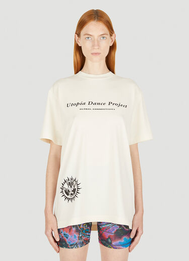 Boiler Room Utopia T-Shirt  White bor0348023