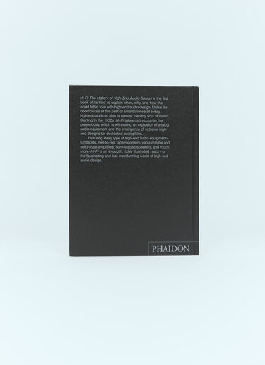 Phaidon Hi-Fi: 하이엔드 오디오 디자인의 역사 블랙 phd0553019