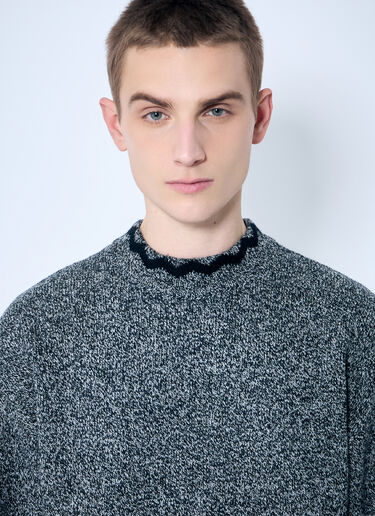 NÒMARYTHM TEXTILE Wool Mock Neck Sweater Grey nma0158014