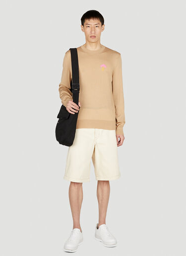Comme des Garçons SHIRT x Brett Westfall Mushroom 针织衫 米色 cdg0152005