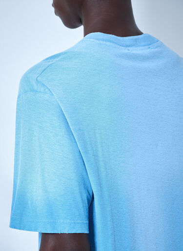 Acne Studios ロゴモチーフ コットンTシャツ ブルー acn0165018