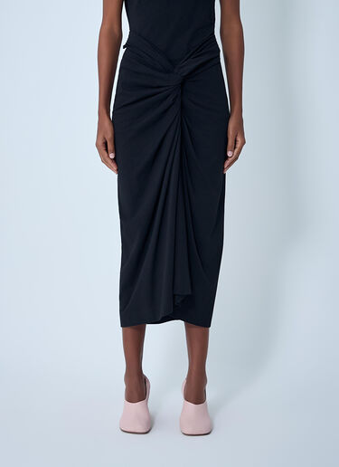 Dries Van Noten Herchive Midi Skirt Black dvn0262013