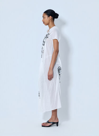 LIMI Feu Twisted Dress B White lmf0264009