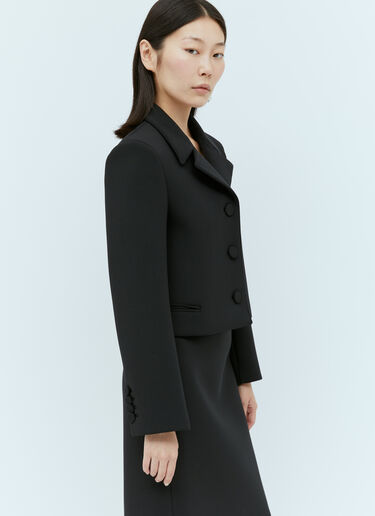 Neoprene Cropped Blazer Gucci Neoprene Cropped Blazer Black guc0254005
