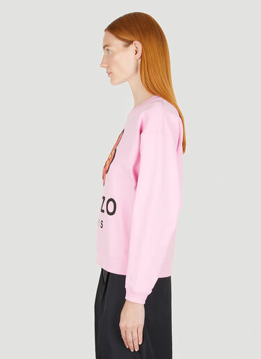 Kenzo Boke Flower Print Sweatshirt Pink knz0250027