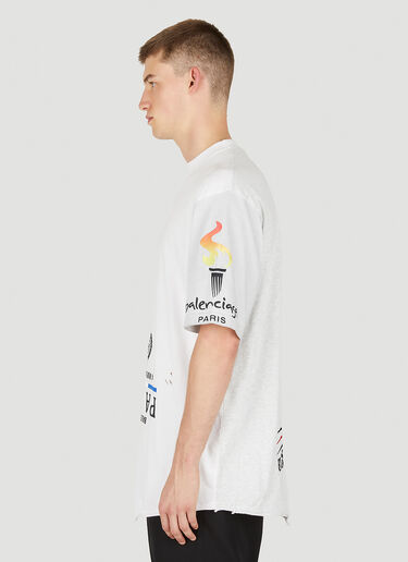 Balenciaga Upside Down T-Shirt White bal0149013
