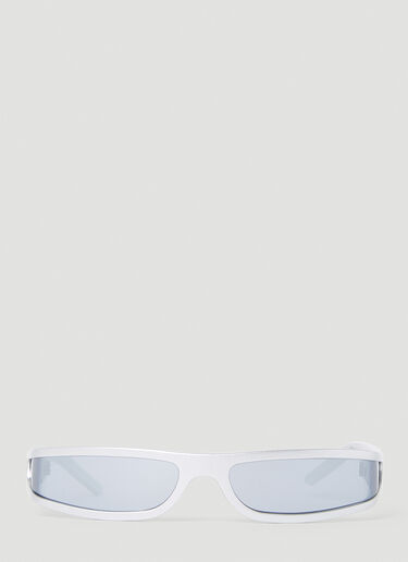 Rick Owens Fog Sunglasses Silver ris0353005