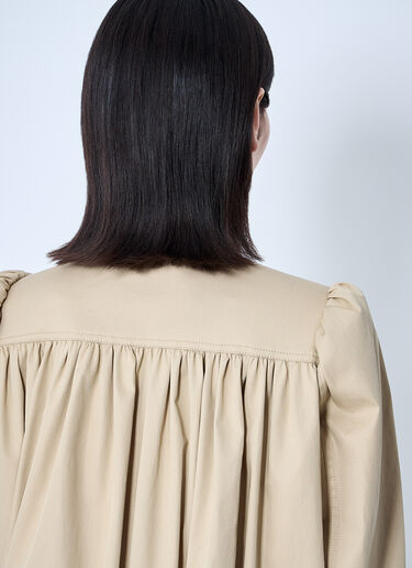 Chloé Gathered Jacket Beige chl0260009