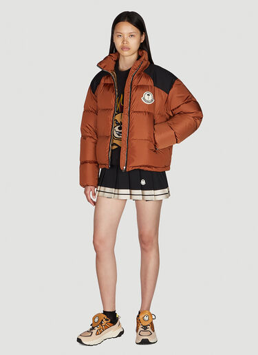 8 Moncler Palm Angels 네빈 재킷 브라운 mpa0351002