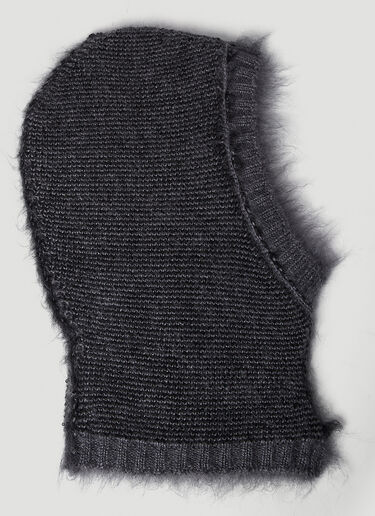 Craig Green Brushed Knit Balaclava Grey cgr0150021