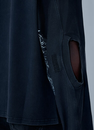 Vetements Cof Spirit Cut-Up T-Shirt Black vet0162007