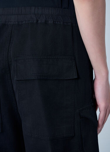Rick Owens DRKSHDW Double Cargo Jumbo Belas Pants Black drk0164004