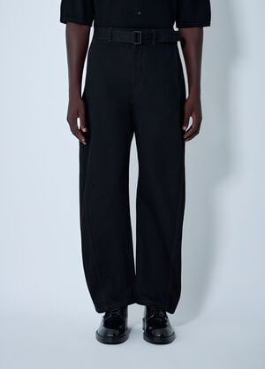 Lemaire Twisted Pants Black lem0362021