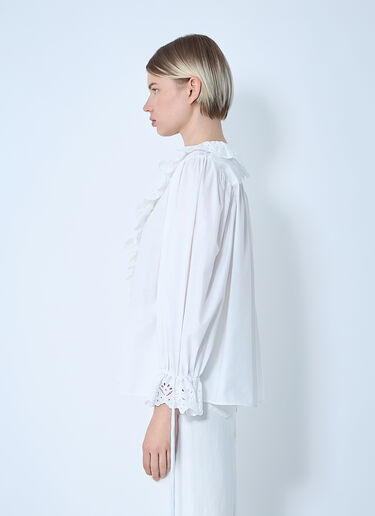 Chloé 프릴 탑  화이트 chl0261019