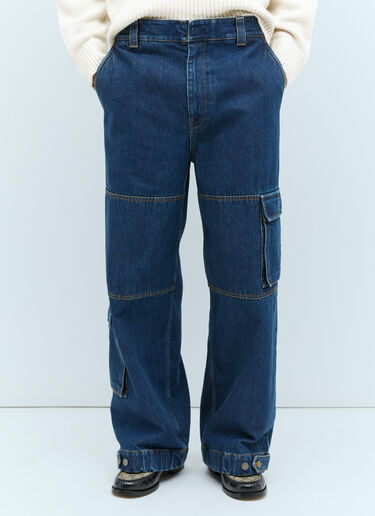 Gucci Denim Cargo Pants Blue guc0155016