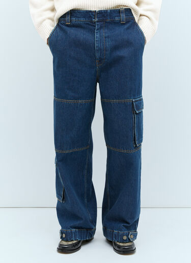 Gucci Denim Cargo Pants Blue guc0155016
