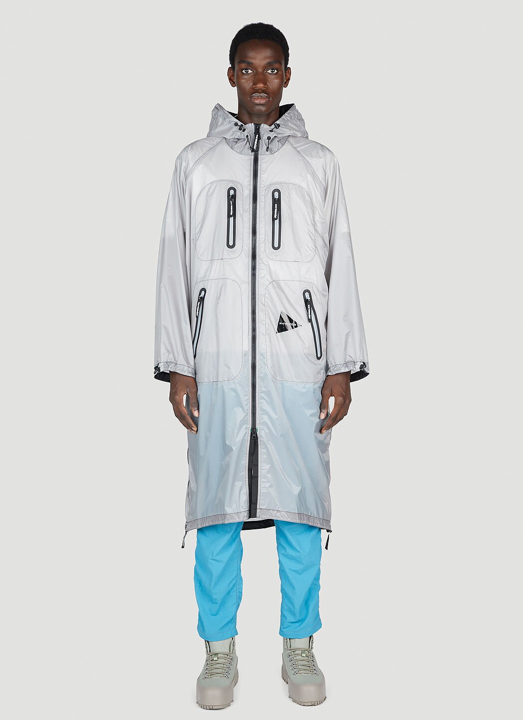 UNDERCOVER Fly Rain Coat Black und0152012