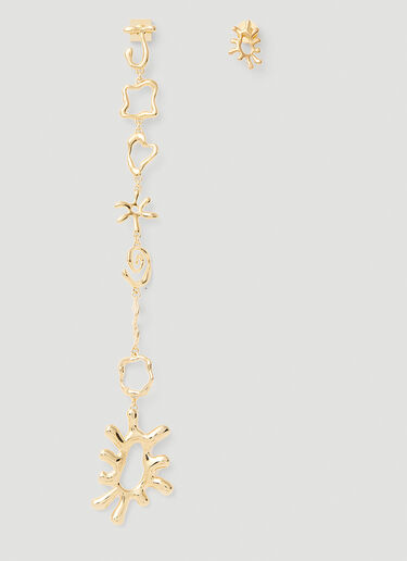 Jacquemus Les Boucles Sol 耳环 金色 jac0251111