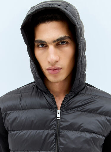 Moncler 패딩 마감 집업 가디건 블랙 mon0157023