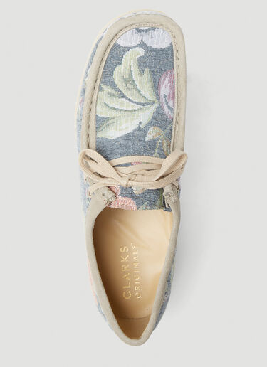 CLARKS ORIGINALS 왈라비 슈즈 라이트 블루 cla0152001