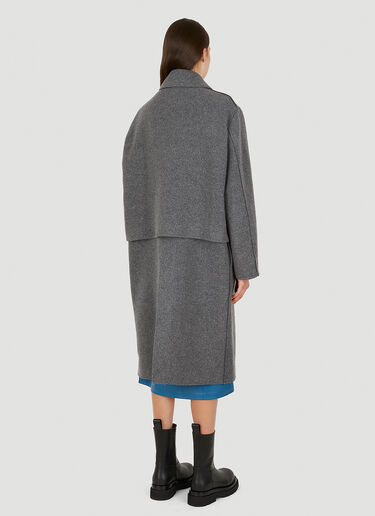 KASSL Editions Layered Coat Grey kas0251003