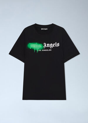 Palm Angels Spray LA T-Shirt Black pma0162124