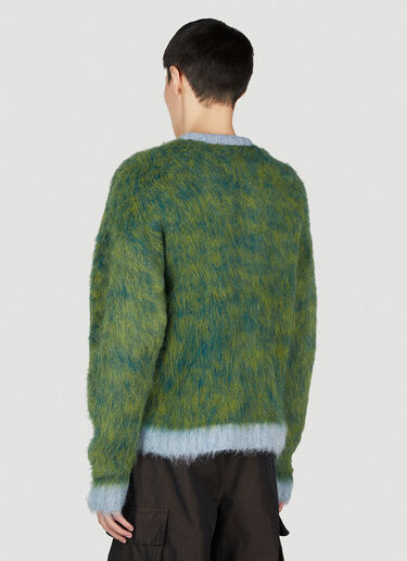 Brain Dead Marled Sweater Green bra0353004