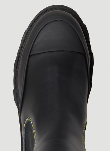 GANNI 及膝切尔西靴 黑色 gan0253089