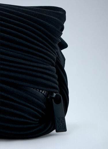 Pleats Please Issey Miyake Bias Pleats Waistbag Black plp0266008
