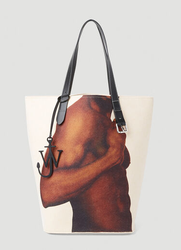 JW Anderson Feel Free Tote Bag Beige jwa0354011