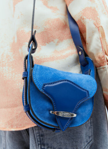 Botsy ミニ スエード ショルダーバッグ Isabel Marant Botsy ミニ スエード ショルダーバッグ ブルー ibm0253041