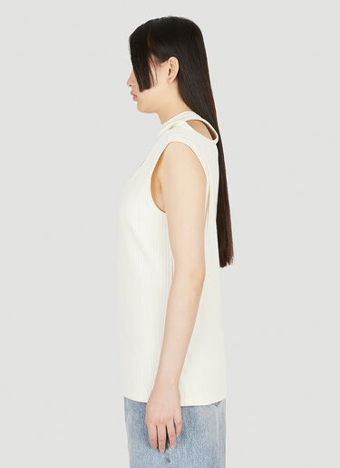 Y/Project Triple Collar Tank Top White ypr0246006