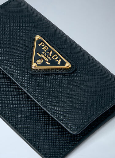 Saffiano Card Holder Prada Saffiano Card Holder Black pra0264201