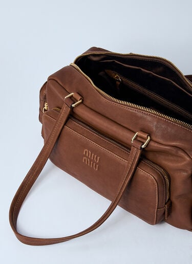 Miu Miu Beauletto Shoulder Bag Brown miu0260020