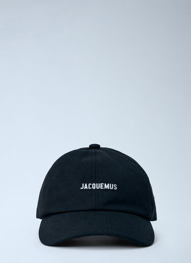 Jacquemus Logo Motif Baseball Cap Black jac0362023