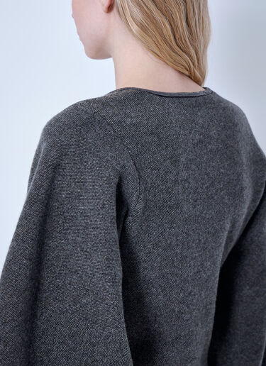 LN-CC® - Jacquemus: Le Cardigan Tempo - Dark Grey Jacquemus Le Cardigan Tempo Dark Grey jac0266013