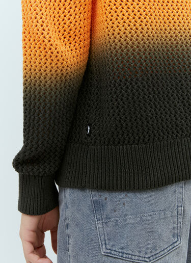 Stüssy Pigment Dyed Loose Gauge Sweater Orange sts0153004