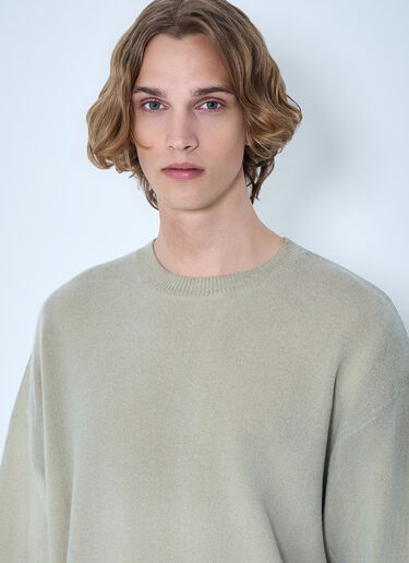 Slant Knit Sweater Our Legacy Slant Knit Sweater Cream our0164029