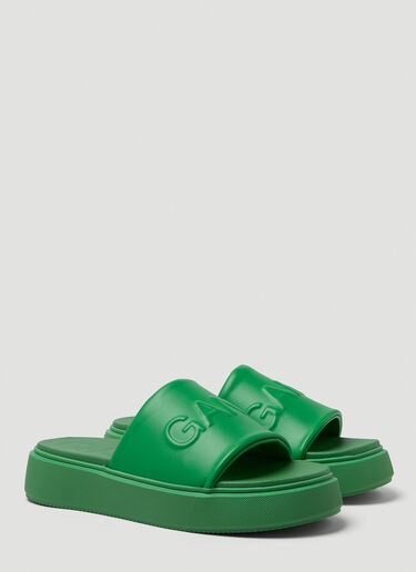 GANNI VEGEA™ Slides Green gan0249046